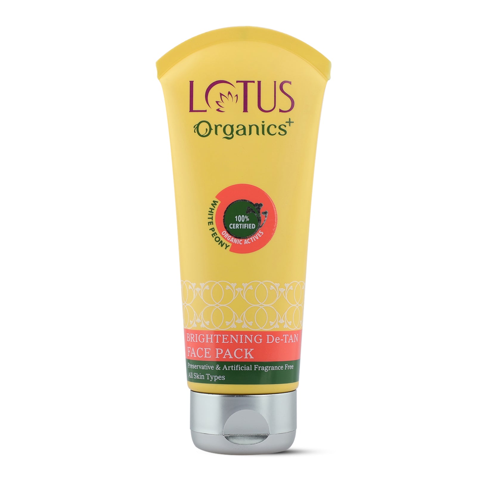 Lotus Organics+ Brightening De-Tan Face Pack