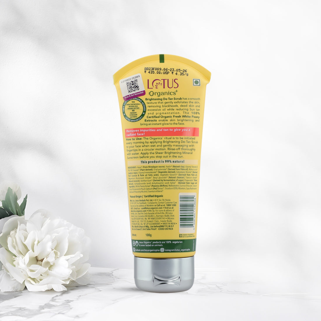 Brightening De-Tan Scrub