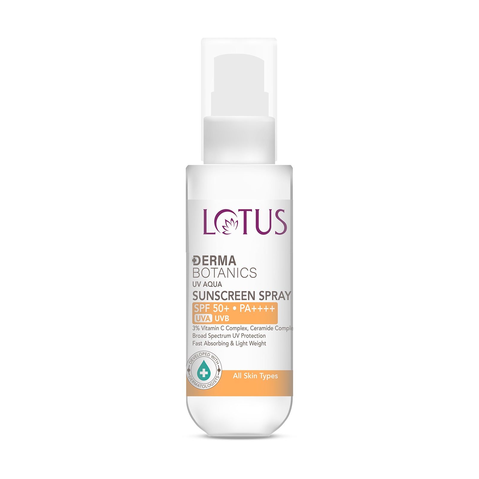 Derma Botanics UV aqua sunscreen spray SPF 50+