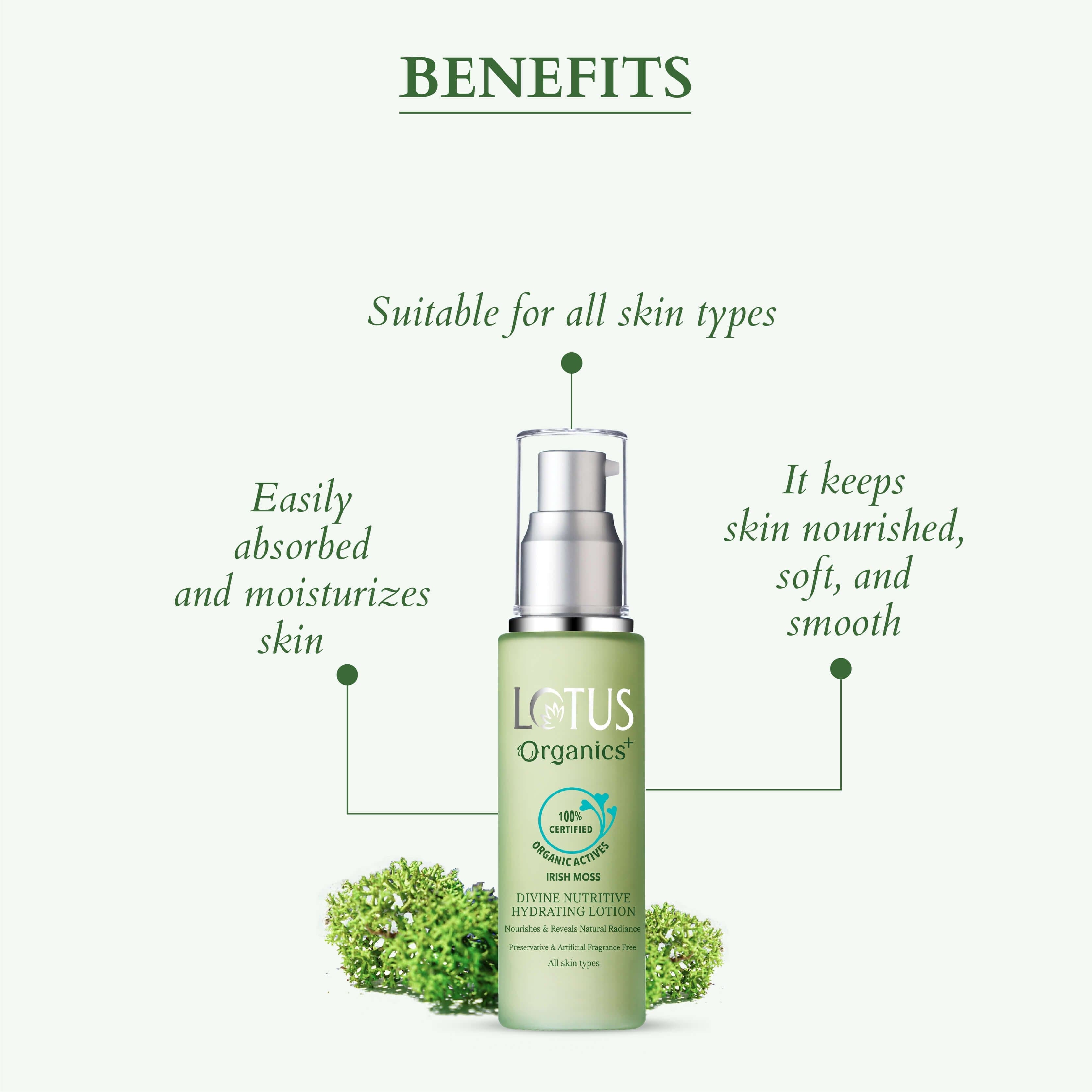 Divine Nutritive Hydrating Lotion SPF20 - Lotus Organics