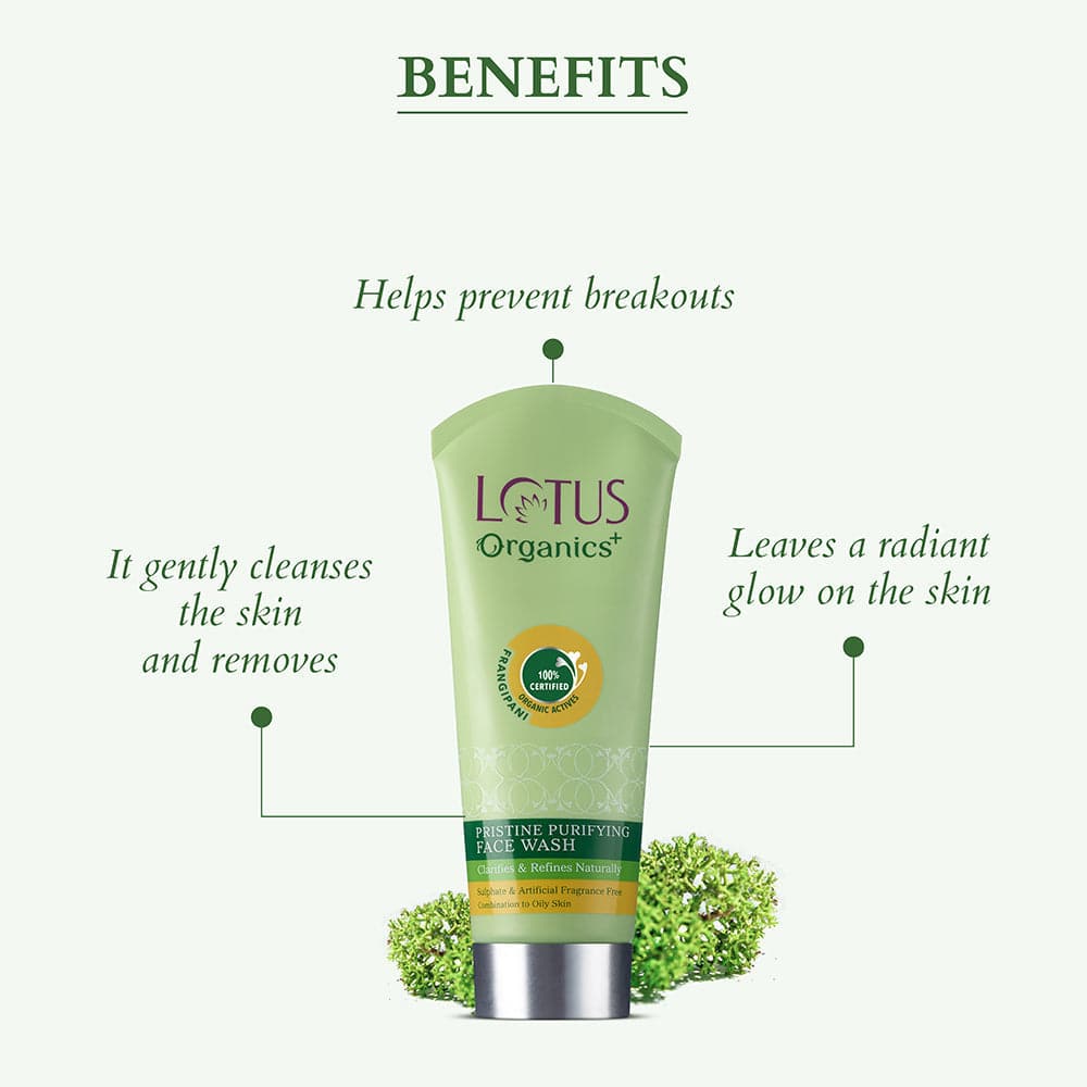 Lotus Organics+ Pristine Purifying Face Wash