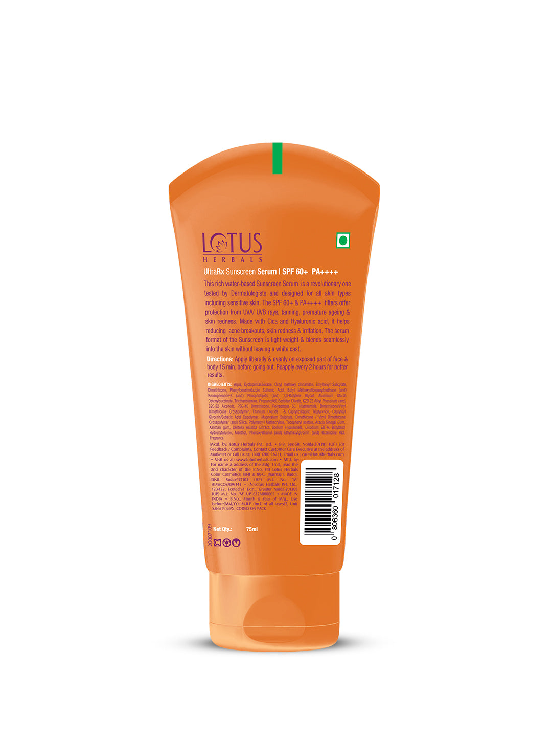 Safesun UltraRX Sunscreen Serum SPF 60 PA++++