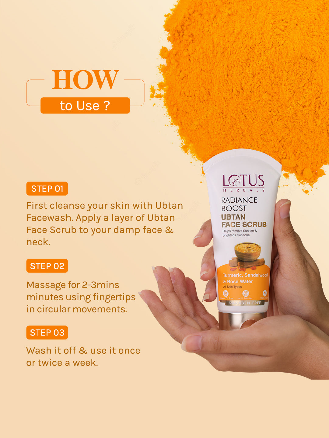 Radiance Boost Ubtan Face Scrub