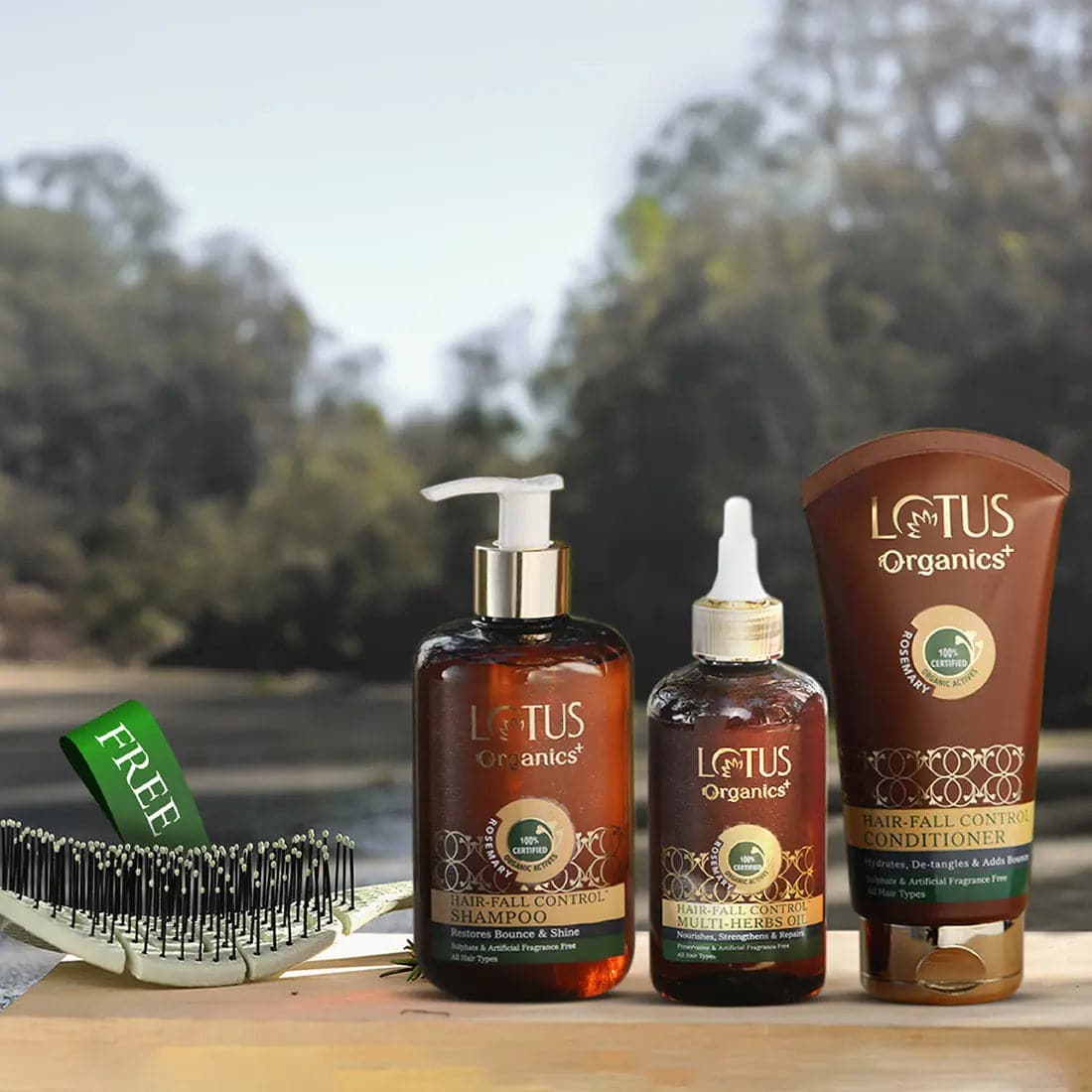 Ultimate Hairfall Control Kit Lotus Organics