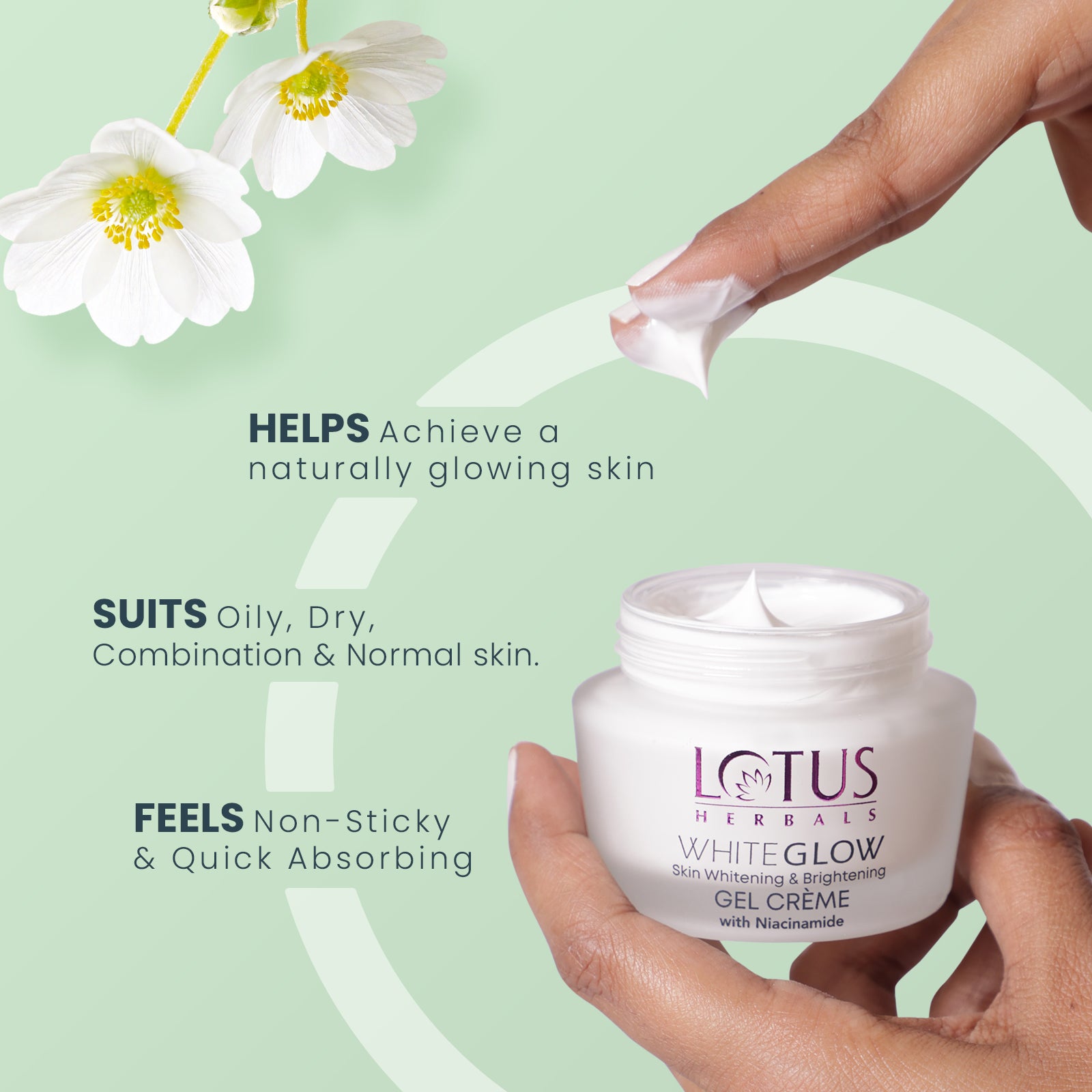 WhiteGlow Skin brightening Gel Cream SPF 25 PA+++