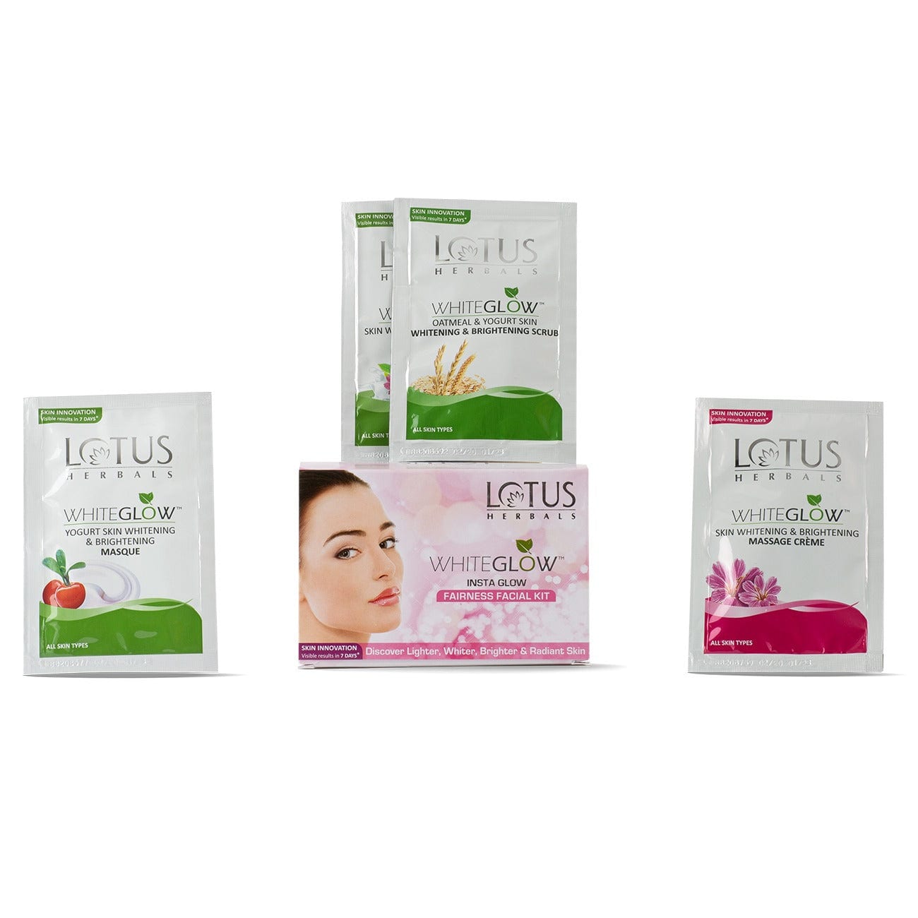 WhiteGlow InstaGlow Brightening Single Facial Kit