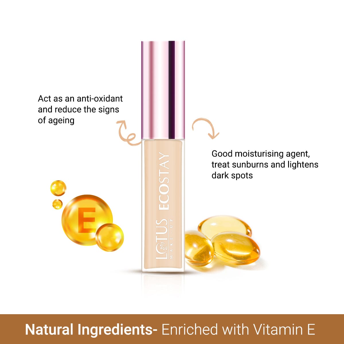 Ecostay Insta Hide Crème Concealer - Rich Shell