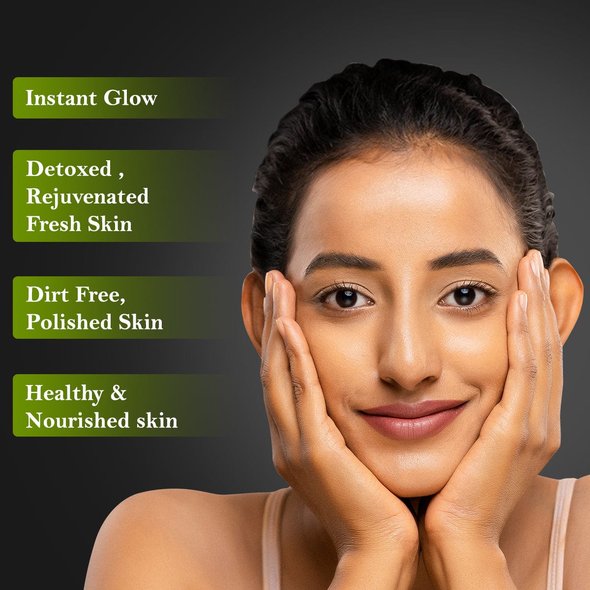 WhiteGlow Activated Charcoal 4 in 1 Facial kit - Lotus Herbals