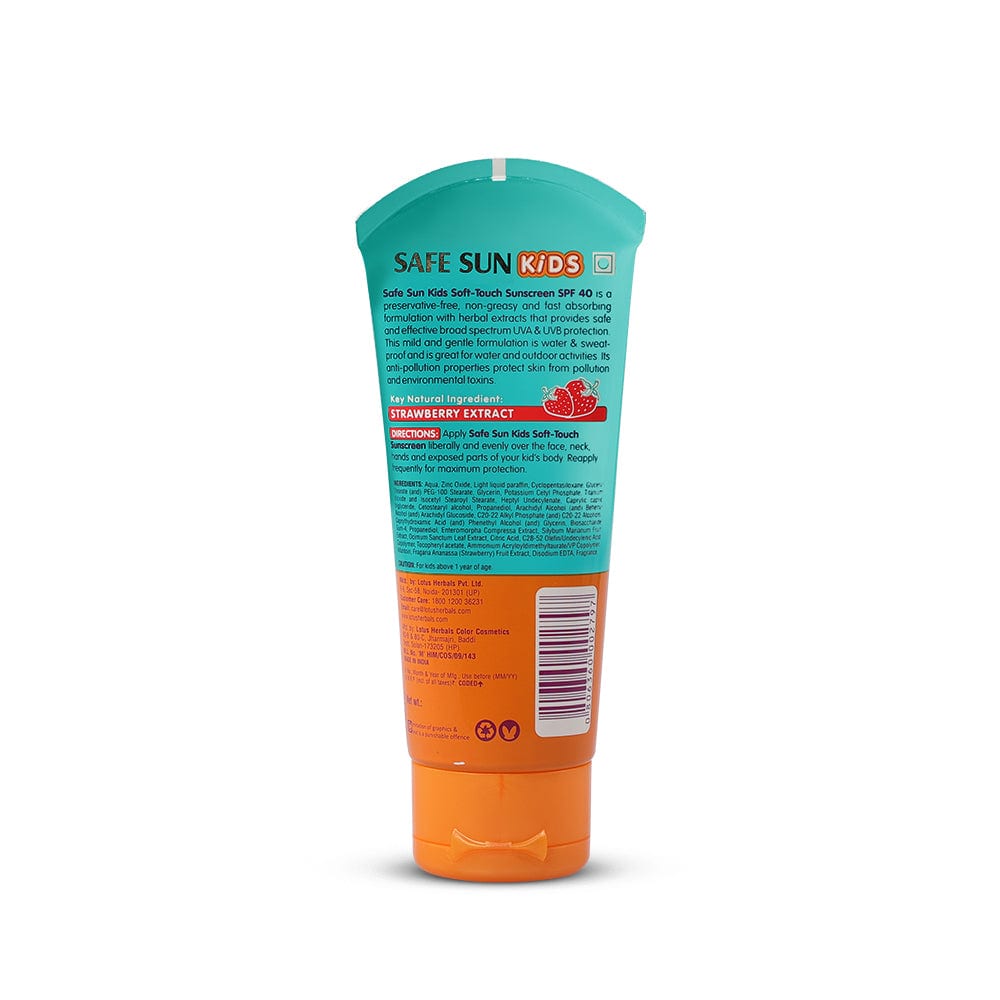 Safe Sun Kids Soft-Touch Sunscreen SPF 40 - 80g