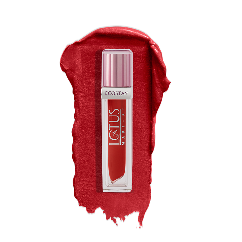 Lotus Ecostay Matte Lip Lacquer - Scarlet Red
