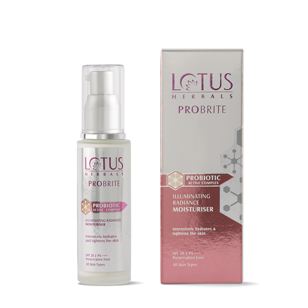Probrite Illuminating Radiance Moisturiser Cream SPF 20 PA+++ - Lotus Herbals