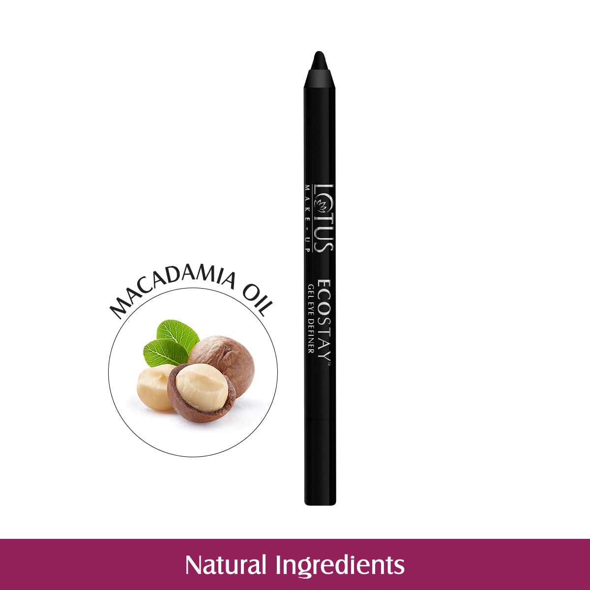 Natural Ingredients Ecostay Longlasting Gel Eye Definer - Mega Black