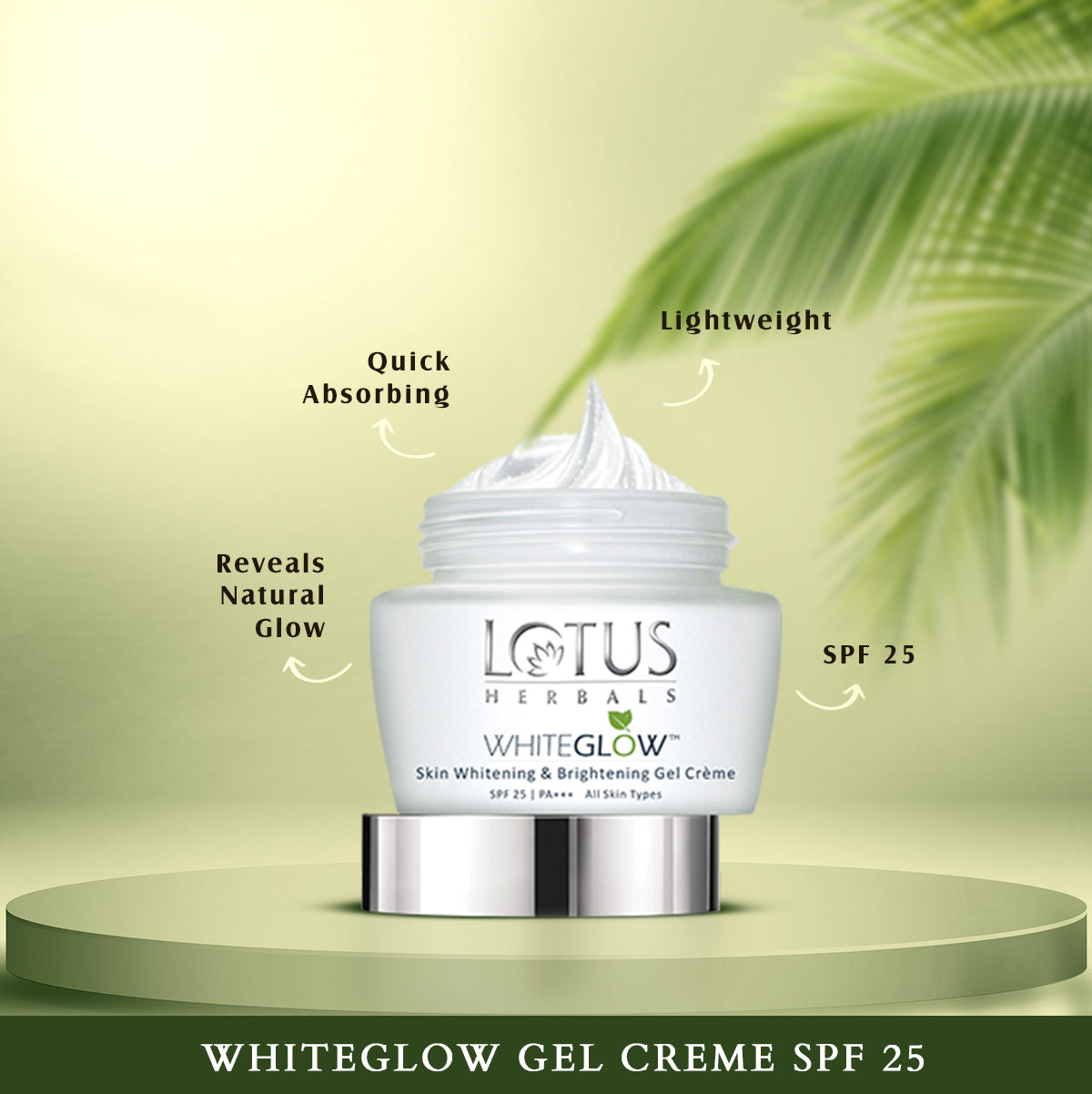 Lotus Herbals WhiteGlow Brightening Ritual Combo - Gel Creme with SPF 25